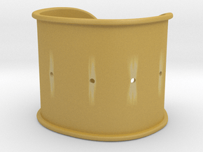 Cuff Band Only - Bent (for wrists 2"W x 1.5"H) in Tan Fine Detail Plastic