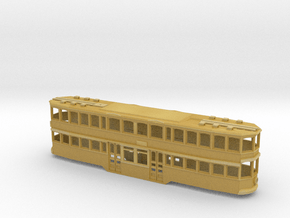 Double Deck trolley PittsBurgh  in Tan Fine Detail Plastic