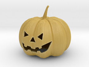Halloween Pumpkin in Tan Fine Detail Plastic