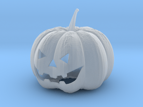 Halloween Pumpkin in Clear Ultra Fine Detail Plastic