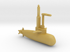 Submarine in Tan Fine Detail Plastic