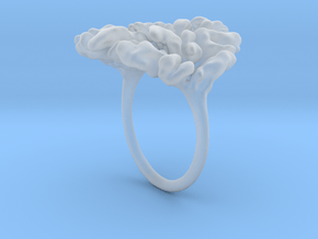 Coral Ring I   in Clear Ultra Fine Detail Plastic