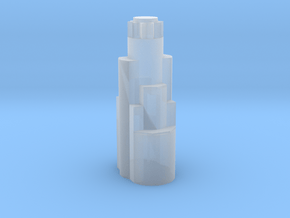 US Bank Tower  in Clear Ultra Fine Detail Plastic