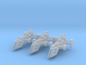 3 Vesper class Destroyers in Clear Ultra Fine Detail Plastic