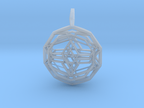 Source Sphere (Double Domed) in Clear Ultra Fine Detail Plastic