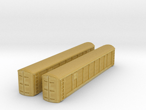  T gauge Freight Autoracks in Tan Fine Detail Plastic