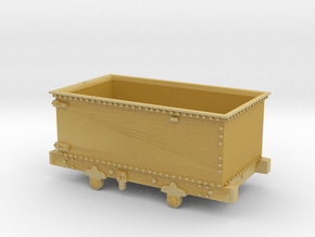 5.5mm Corris 'Queen Mary' Wagon in Tan Fine Detail Plastic
