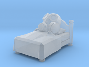 Team Fortress 2 - Sleeping Pyro in Clear Ultra Fine Detail Plastic