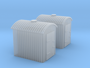 (1:450) GWR Lineside Huts #3 in Clear Ultra Fine Detail Plastic