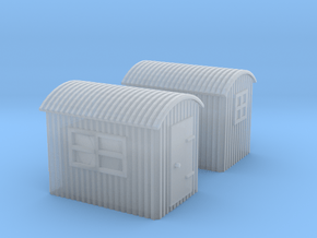 (1:450) GWR Lineside Huts #1 in Clear Ultra Fine Detail Plastic