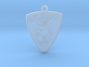 Volvo Prancing Moose 50mm key chain in Clear Ultra Fine Detail Plastic