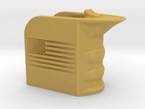 M4/AR15 Magwell Grip With United States Flag in Tan Fine Detail Plastic