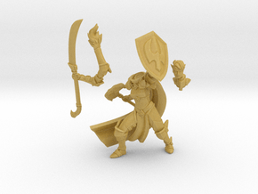 Elf Eldritch Knight (Modular) in Tan Fine Detail Plastic