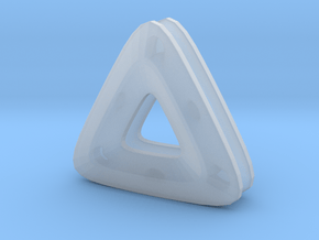 Unite ::: Triangle Pendant ::: v.01 in Clear Ultra Fine Detail Plastic