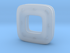 Unite ::: Square Pendant ::: v.01 in Clear Ultra Fine Detail Plastic