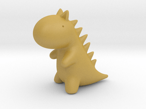 Little Dino (S) in Tan Fine Detail Plastic