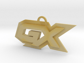 GX symbol in Tan Fine Detail Plastic