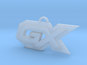 GX symbol in Clear Ultra Fine Detail Plastic