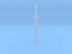WW Sword 3.75 inch in Clear Ultra Fine Detail Plastic