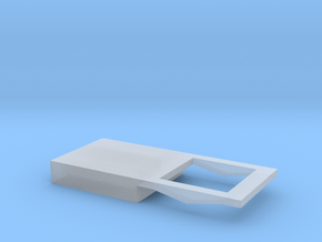LowAngleflyholder in Clear Ultra Fine Detail Plastic