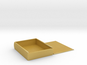 Medium Sized Durable Survival Box in Tan Fine Detail Plastic