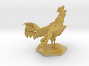 Rooster in Tan Fine Detail Plastic
