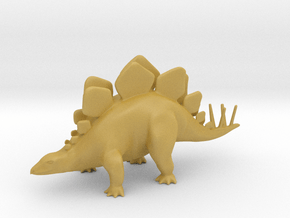 Stegosaurus in Tan Fine Detail Plastic