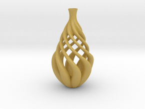 Vase J1722 in Tan Fine Detail Plastic