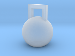 Mini Kettleball in Clear Ultra Fine Detail Plastic