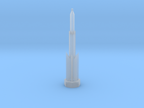 Ancient Lighthouse in Clear Ultra Fine Detail Plastic