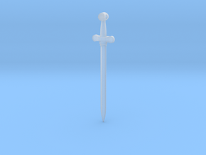 Rider-Waite Sword Pendant in Clear Ultra Fine Detail Plastic