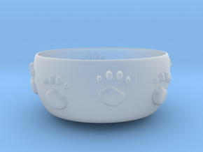 Cat food bowl A in Clear Ultra Fine Detail Plastic
