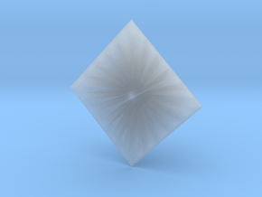 FiddlePyramid in Clear Ultra Fine Detail Plastic