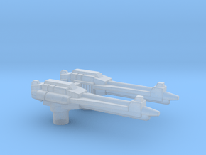 Gravity-Rod Rifles for TR Cloudraker in Clear Ultra Fine Detail Plastic