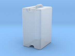 Jerrycan 25L 1/32 in Clear Ultra Fine Detail Plastic