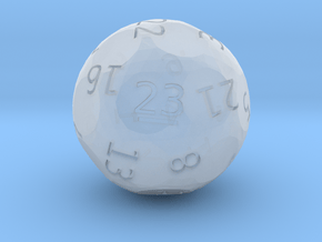 d23 oddball die in Clear Ultra Fine Detail Plastic