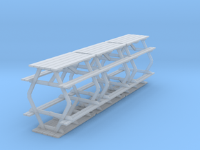 picnic table in Clear Ultra Fine Detail Plastic
