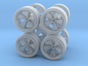 Custom Hotwheel 78F (2 x 4 wheels) in Clear Ultra Fine Detail Plastic