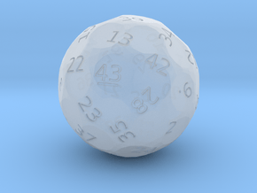 d43 oddball die in Clear Ultra Fine Detail Plastic