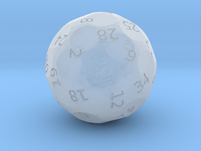 d42 "Dice, the Universe, and Everything" in Clear Ultra Fine Detail Plastic