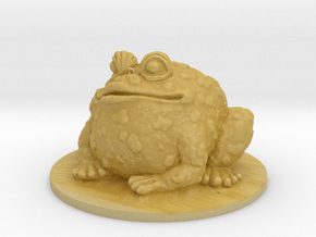 Ice Toad in Tan Fine Detail Plastic