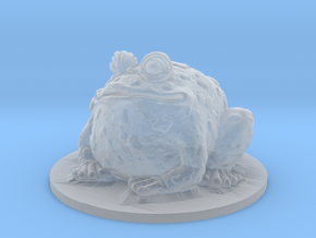 Ice Toad in Clear Ultra Fine Detail Plastic
