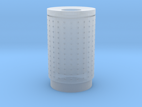 DSB 80L Affaldsbeholder (Litter bin) 1:120 in Clear Ultra Fine Detail Plastic