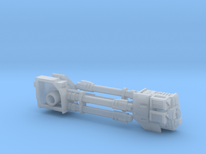 Dreadnought Autocannon arms, 28mm v1.3 in Clear Ultra Fine Detail Plastic