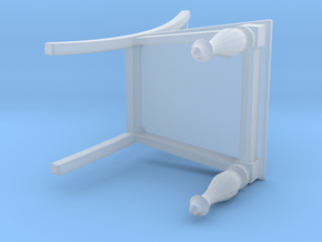 1:12 Chair in Clear Ultra Fine Detail Plastic