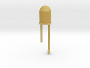 Led Pendant in Tan Fine Detail Plastic