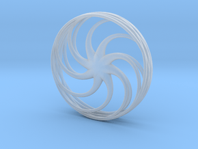 Anemone Pendant in Clear Ultra Fine Detail Plastic