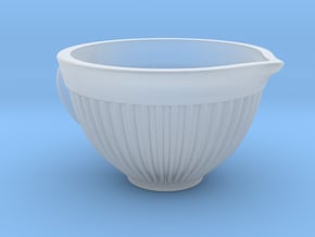 Mixing Bowl for Your Dollhouse, 1:12 scale in Clear Ultra Fine Detail Plastic
