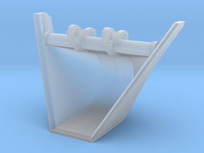 HO - Bucket "V" shape for 20-25t excavators in Clear Ultra Fine Detail Plastic