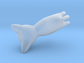 Water cat - Symbol of 2023 in Clear Ultra Fine Detail Plastic